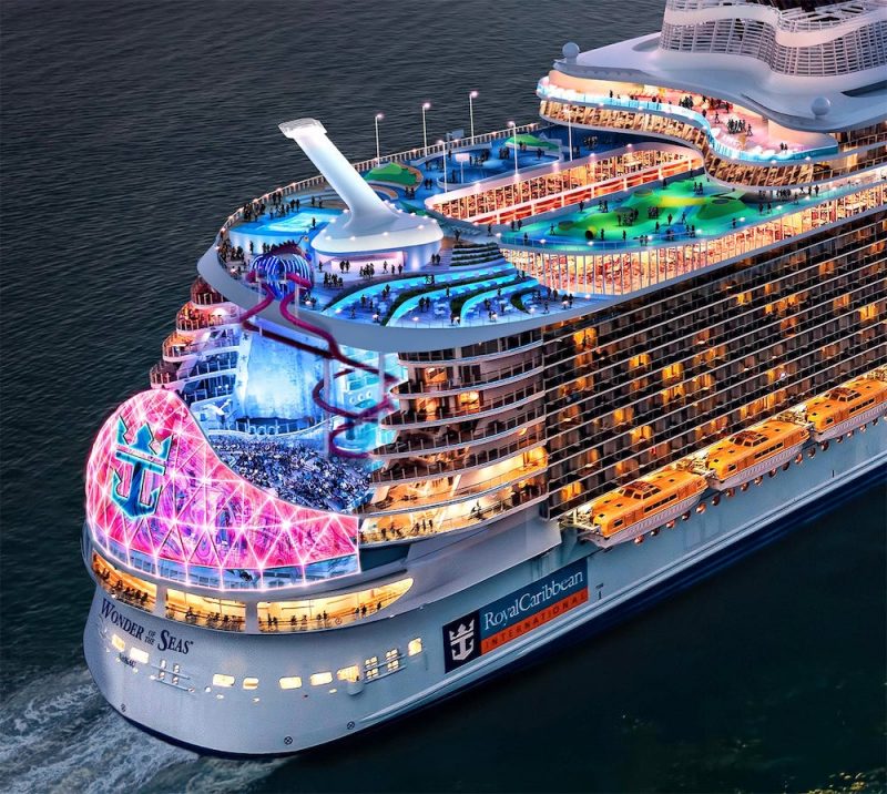Royal Caribbean’s Wonder of the Seas Will Be the World’s Largest Cruise