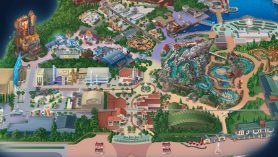 Here's Your First look at the Avengers Campus Map at Disney California Adventure