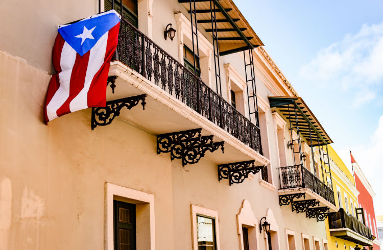 San Juan Puerto Rico flag