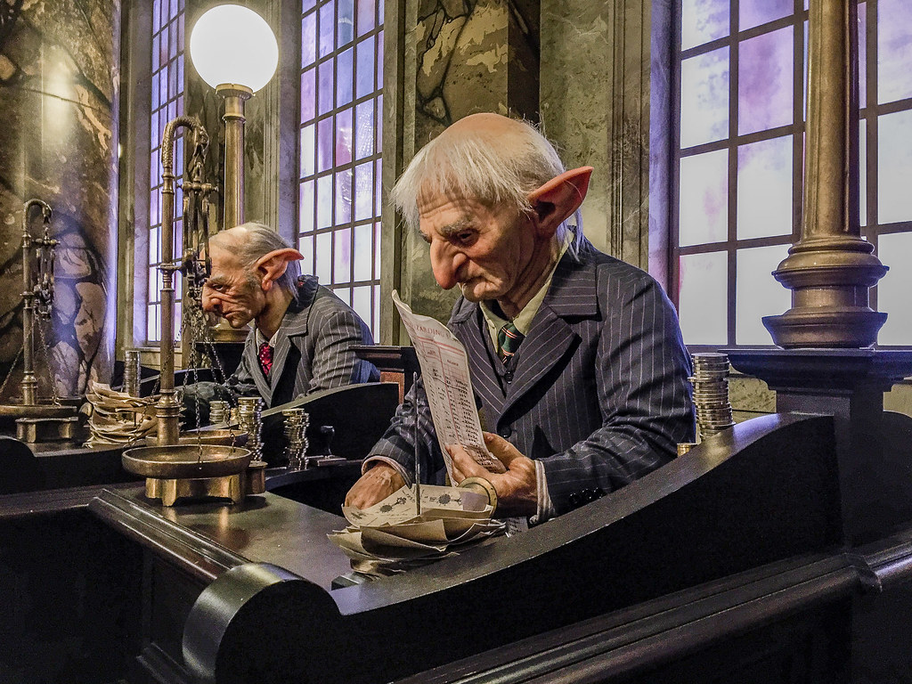 Goblins at Gringotts Bank Universal Studios