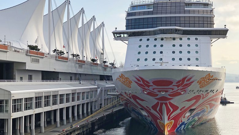 CRusie ship in Vancouver