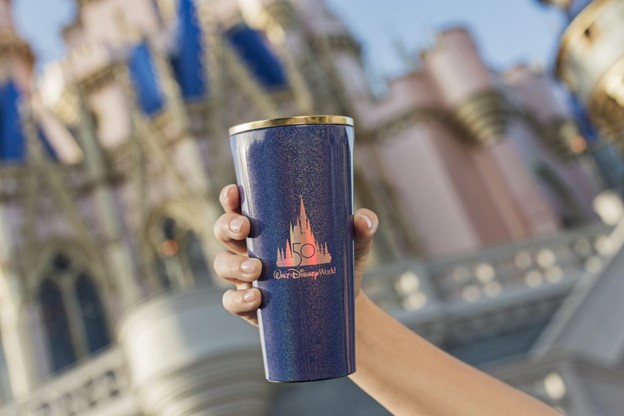 50th Anniversay logo tumbler