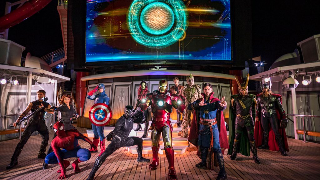 Marvel day at sea