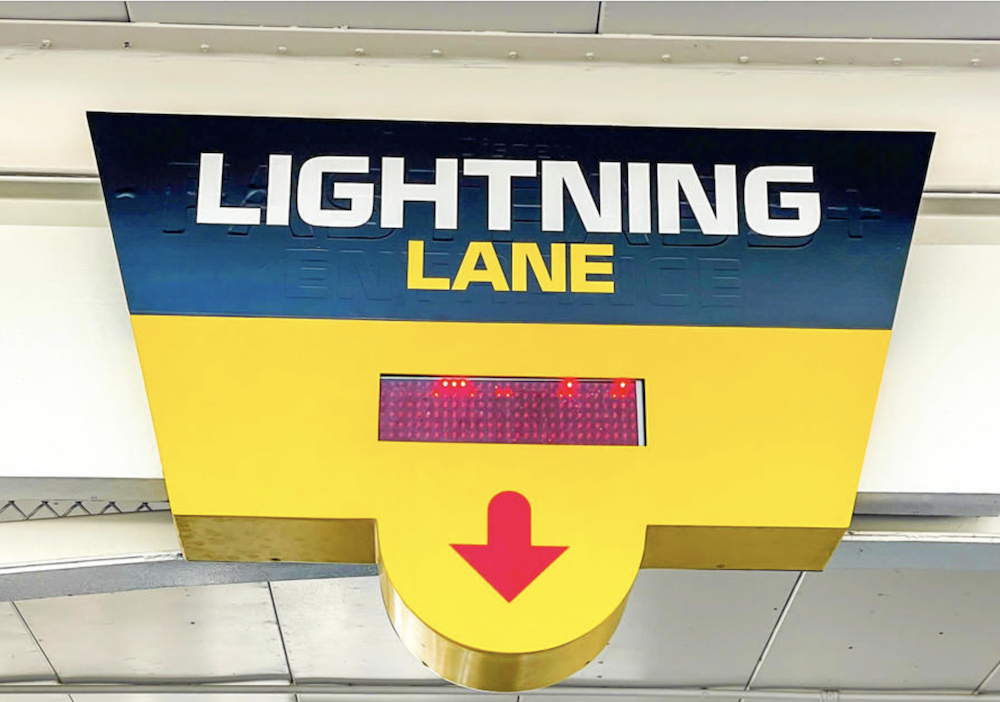 Lightning Lane Signage Is Up At Walt Disney World