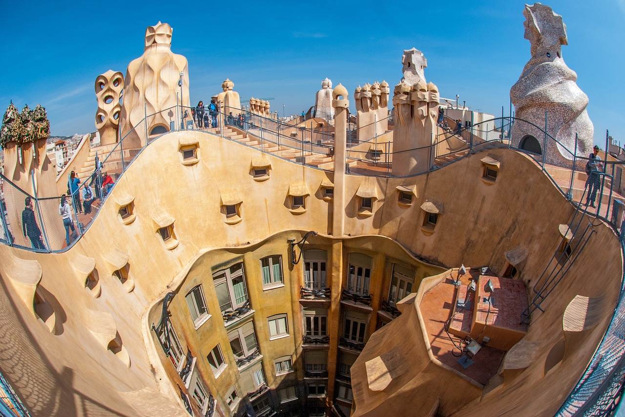 Casa Mila courtyard