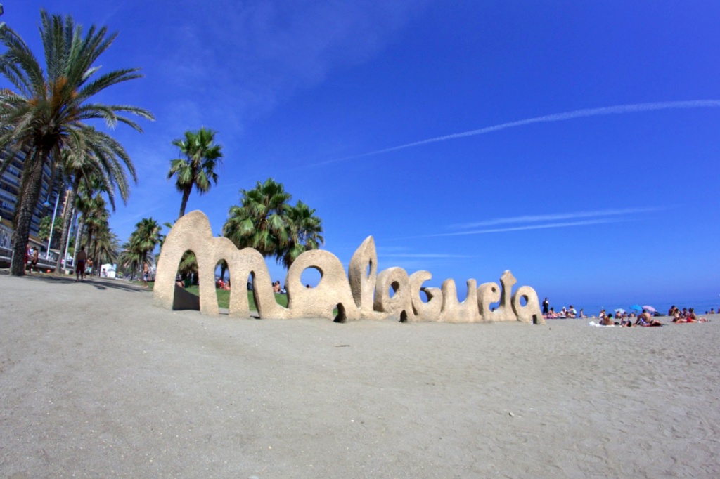Playa de la Malagueta, Málaga, Spain