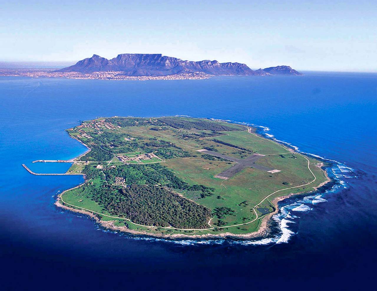 Table Mountain and Robben Island, Cape Town