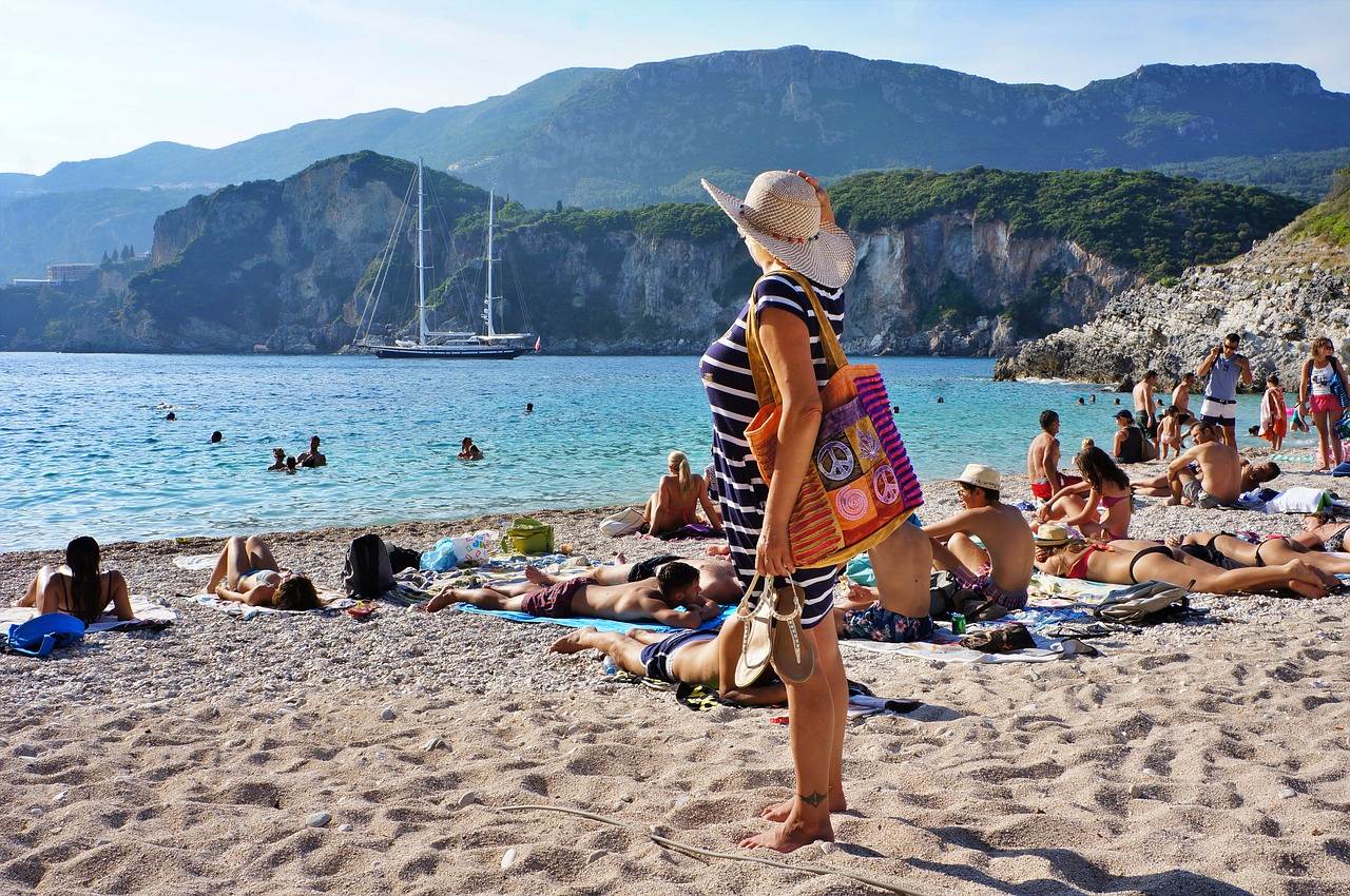 Corfu beach