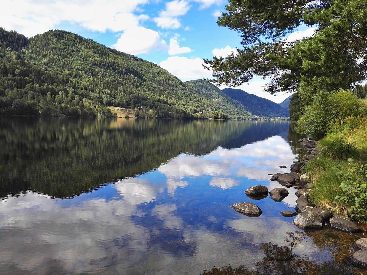 Ecotourism at Hardangerfjord, Norway