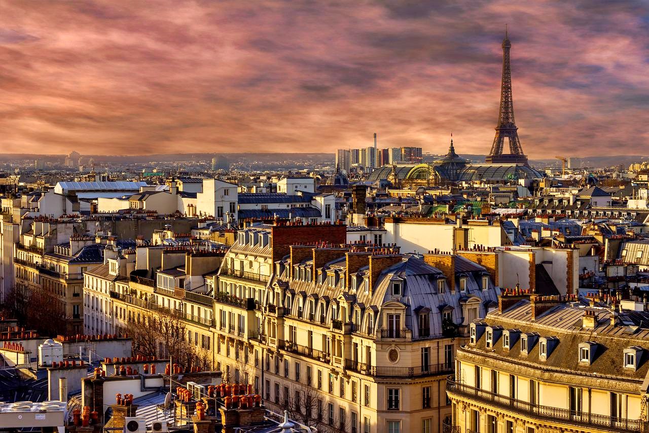 Paris, France for romantic couples