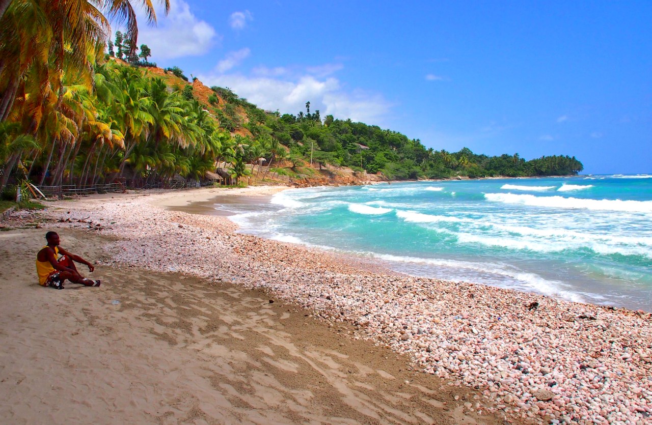 Bobeach in Cayes-Jacmel, Haiti