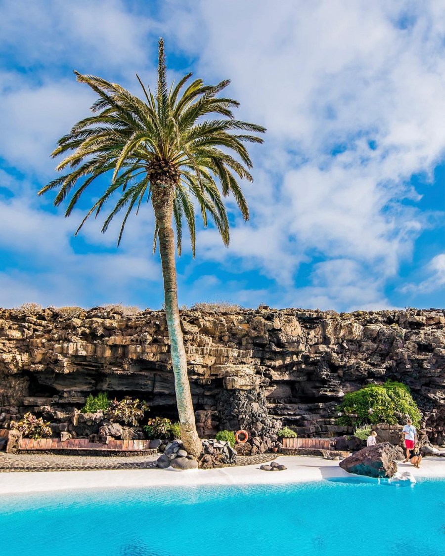 Swimming pool at Jameos del Agua