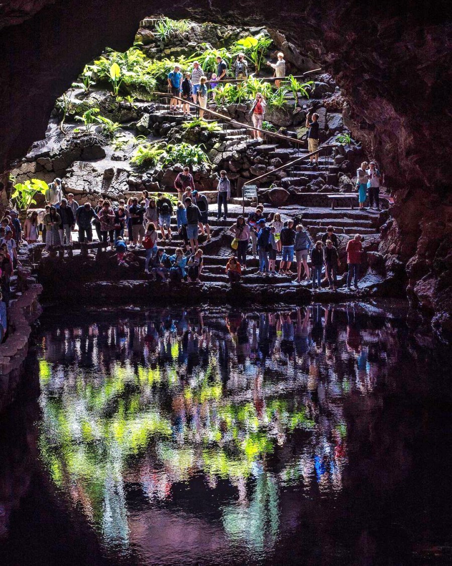 Lagoon at Jameos del Agua 