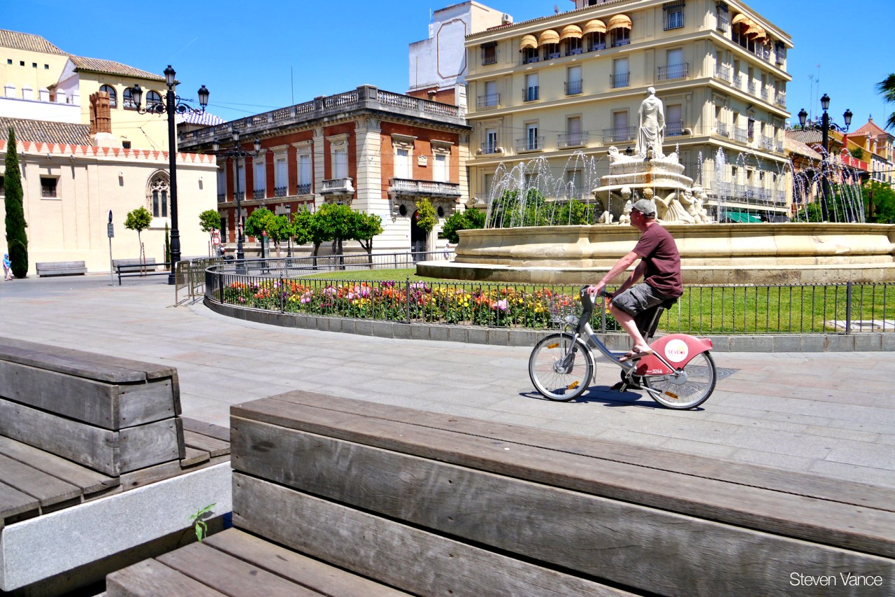 Bike share in Seville, Spain