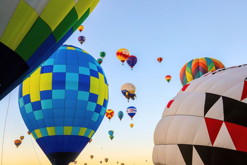Hot Air Balloon Ride Over the Dubai