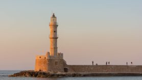 chania greece lighthouse