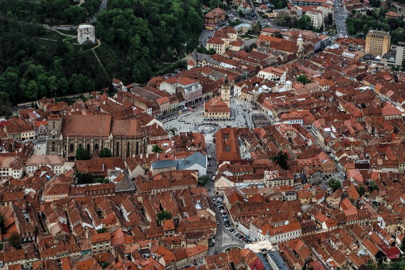 old town of Brasov, Romania